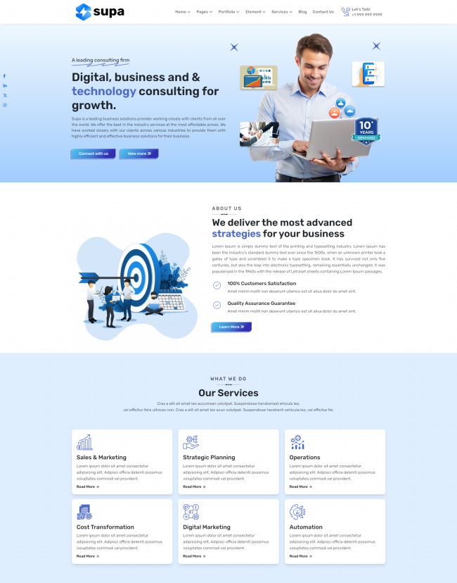 数字化商业技术咨询服务公司网站模